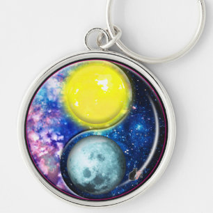 Yang-Yin/Sun-Moon Sleutelhanger