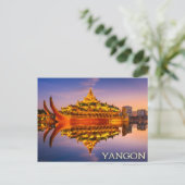 Yangon, Myanmar (Birma) Briefkaart (Staand voorkant)