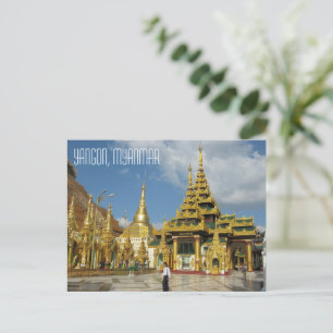 Yangon, Myanmar Briefkaart