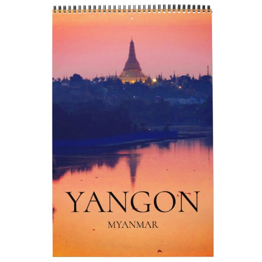 Yangon-reizen Kalender (Hoes)