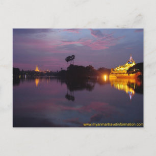Yangon Royal Lake 1 Briefkaart