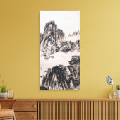 Yangtze Rivier in de herfst Canvas Afdruk (Insitu (Woonkamer))