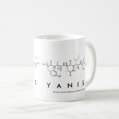 Yaniss peptide nom mug (Devant droit)