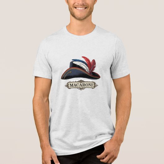 Yankee Doodle's Macaroni Tri-Blend Shirt (Voorkant)