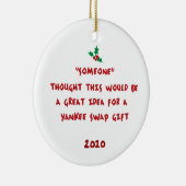 Yankee Swap Gift- Holly & Bessen Keramisch Ornament (Rechts)