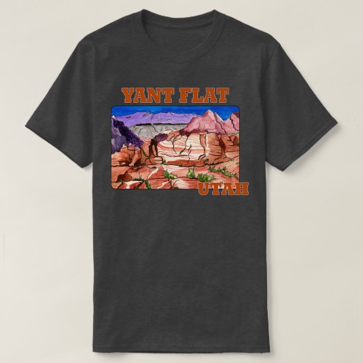 Yant Flat Utah T-shirt (Design voorkant)