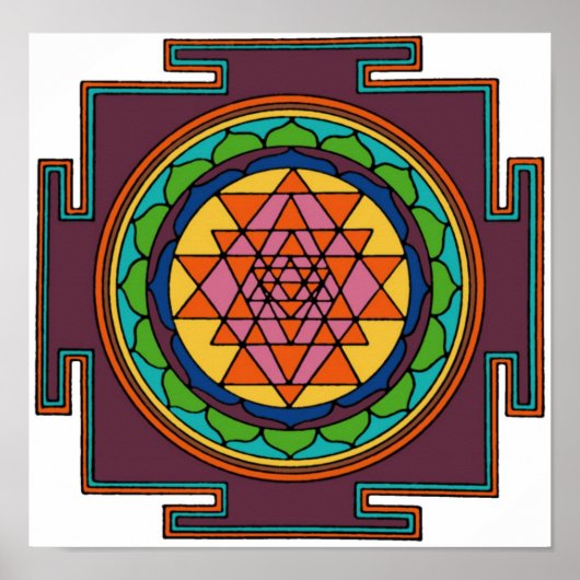 Yantra print (Voorkant)