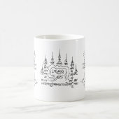 Yantra thaïlandais pour mug chanceux (Centre)