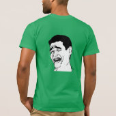 Yao Ming Drôle Visage Conçu T-shirt (Dos)