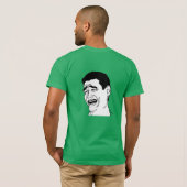 Yao Ming Drôle Visage Conçu T-shirt (Dos entier)