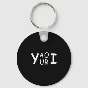 Yaouri je bent grappig woordspeling meme minimalis sleutelhanger