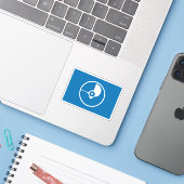 Yap Micronesia Sticker (Laptop met iPhone)