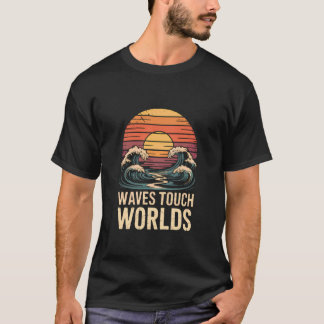 Yapper SLP Retro Sound Waves Connectivity Vintage  T-shirt