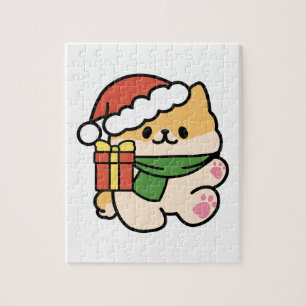 Yappy Howholidays - Schattigee Cartoon voor kersth Legpuzzel