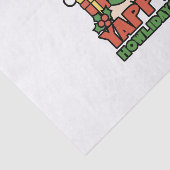 Yappy Howholidays - Schattigee Cartoon voor kersth Tissuepapier (Detail)