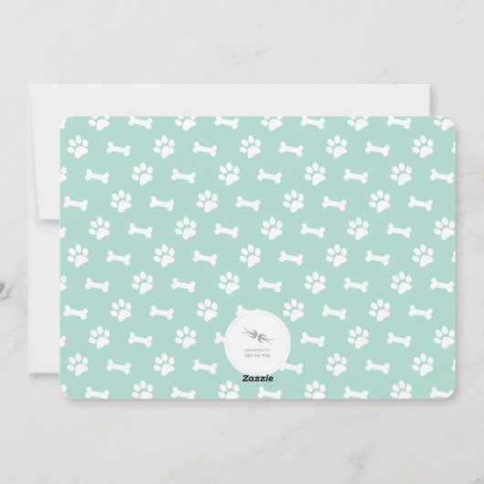 Yappy Meowy Alles Hond en Kat Huisdier Liefhebber Feestdagenkaart (Achterkant)