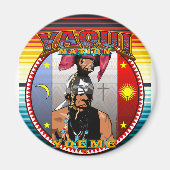 Yaqui Deer Dancer aimant 3 (Devant)