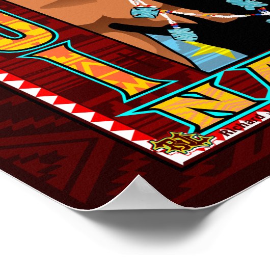 Yaqui Deer Dancer Impression d'affiche du yoeme en (Coin)