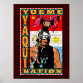 Yaqui Deer Dancer Impression d'affiche du yoeme en (Devant)