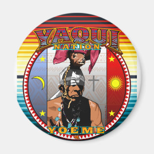 Yaqui Deer Dancer magnet 3 Magneet