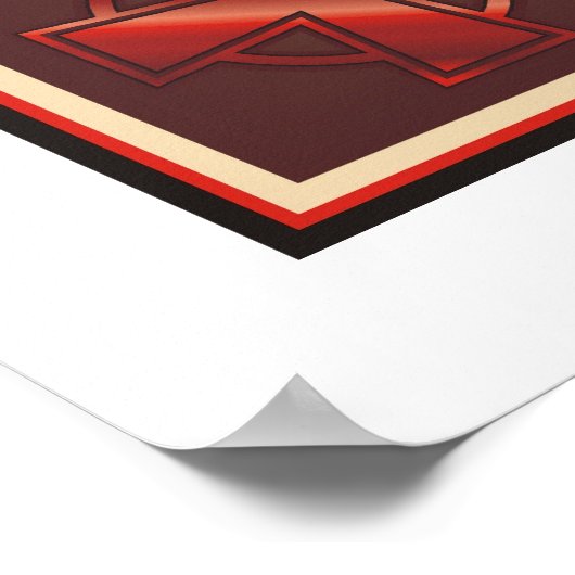 Yaqui Deer Dancer Poster d'art richard legarreta (Coin)