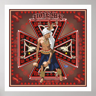 Yaqui Deer Dancer Poster d'art richard legarreta