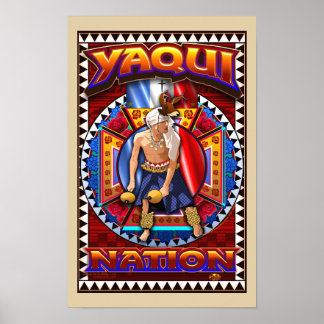 Yaqui Nation Deer Dancer art Print poster