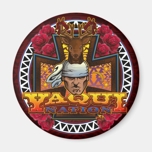 Yaqui Nation Deer Dancer Magnet 2 (Devant)