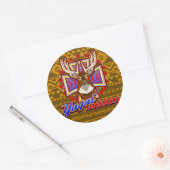 yaqui nation deer design yoeme autocollant (Enveloppe)