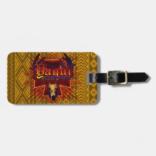 Yaqui Nation Deer Skull Design Bagagelabel