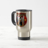 Yaqui Yoeme Deer Dancer-ontwerp Reisbeker (Voorkant links)