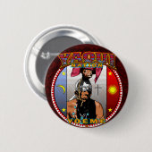 Yaqui Yoeme Deer Dancer-ontwerp Ronde Button 5,7 Cm (Voorkant /achterkant)