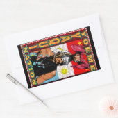 Yaqui Yoeme Deer Dancer Sticker poster (Envelop)