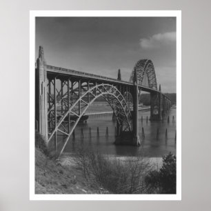 Yaquina Bay Bridge in Newport, Oregon Poster