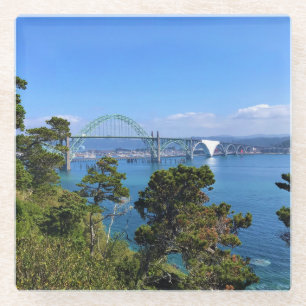 Yaquina Bay Bridge, Newport, Oregon Glazen Onderzetter