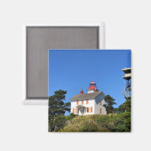 Yaquina Bay Lighthouse, Newport, Oregon Magneet (Voorkant / Achterkant)
