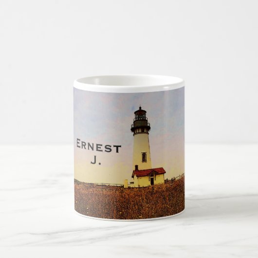 Yaquina Head Lighthouse Custom Mok (Center)