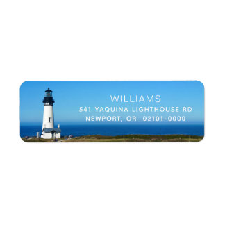Yaquina Head Lighthouse Return Address Label