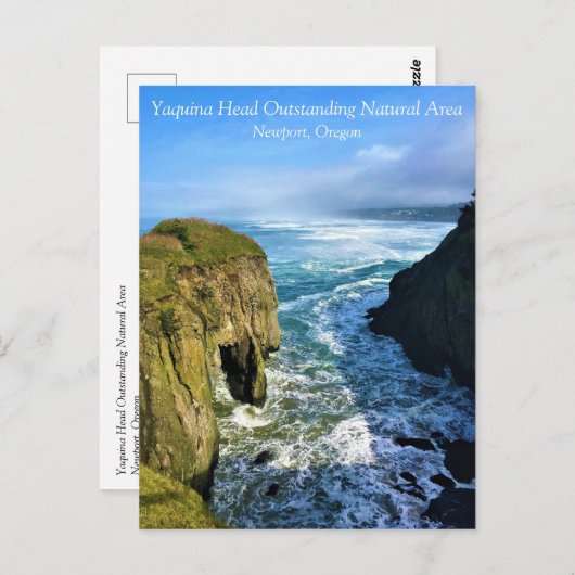 Yaquina Head Outstanding Natural Area, Oregon Post Briefkaart (Voorkant / Achterkant)