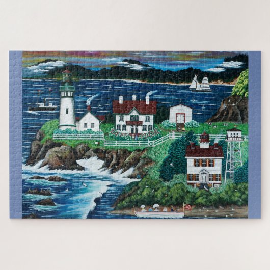 Yaquina Lighthouse Puzzle Legpuzzel (Horizontaal)