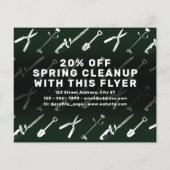 Yard Care Tools patroon Flyer (Achterkant)
