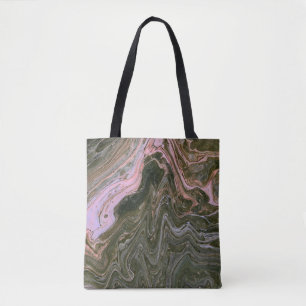 Yard Chien 3 Pink Green Fluid Sac fourre-tout Abst