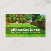 Yard Lawn Care Gardening Landscaping Green Grass Visitekaartje (Voorkant)