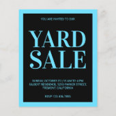Yard Sale Flyer (Achterkant)