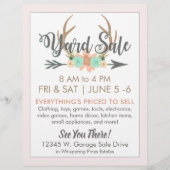 Yard Sale Flyer Sjabloon - Licht (Voorkant)