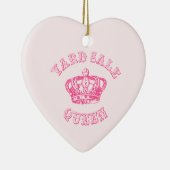 Yard Sale Queen Keramisch Ornament (Rechts)