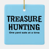 Yard Sale Shopping Keramisch Ornament (Achterkant)