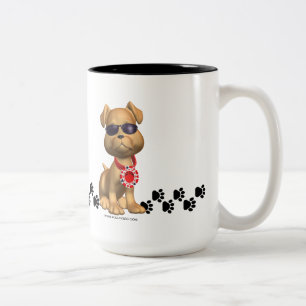 Yard Scooter Coffee-Mok Tweekleurige Koffiemok