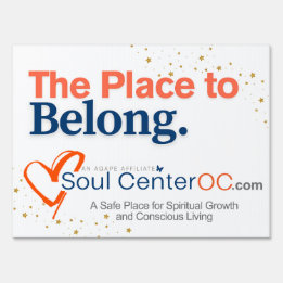 Yard Sign - De plaats om erbij te horen Tuinbord