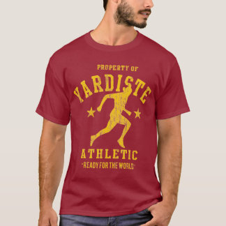 yardiste yellow 2012 athletic dept dist t-shirt